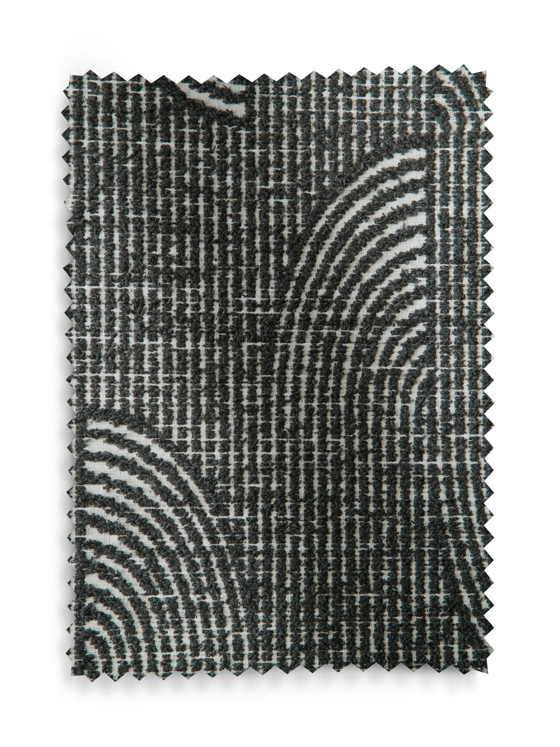 Tufted Jacquard Eyelet Curtains