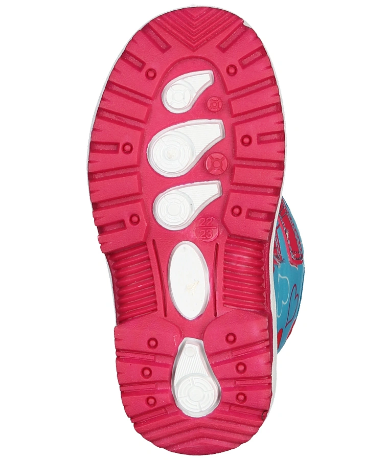Klett-Boots SNOW HEARTS gefüttert in blau/pink