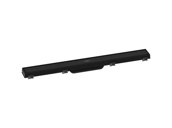 Caniveau de douche 70 cm HANSGROHE RainDrain Match noir mat