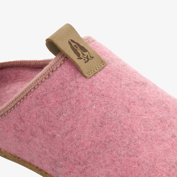 Hush Puppies wollen dames pantoffels roze