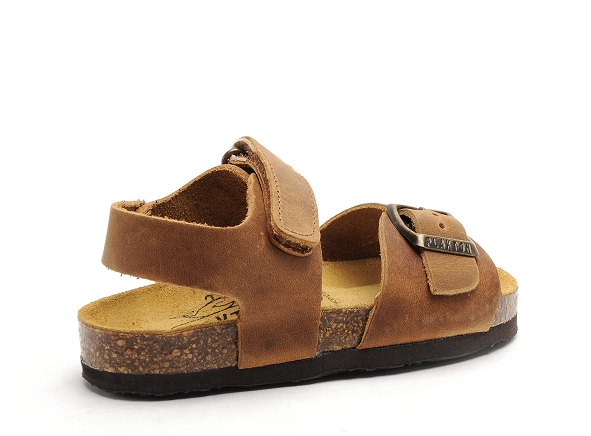 Plakton nu pieds enfant parker marron