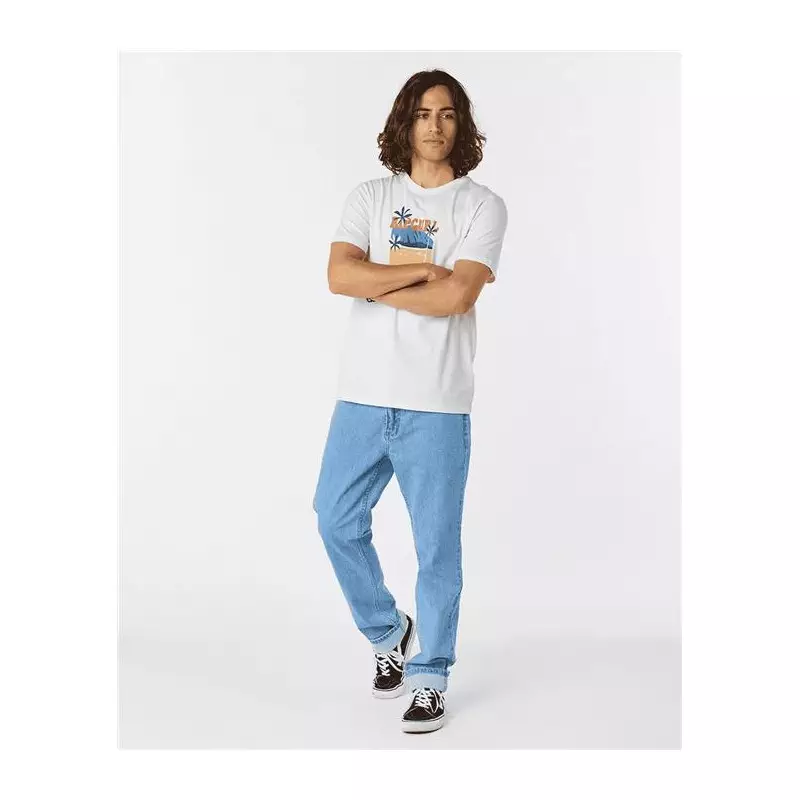 Teeshirt RIPCURL Horizon Front Print Sstee Bone M