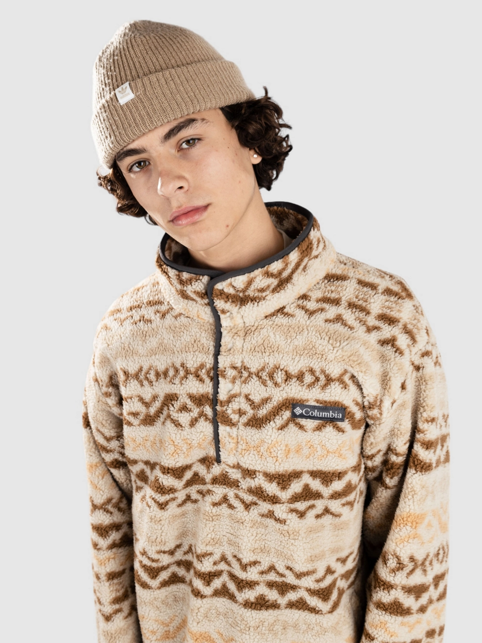 Columbia Rugged Ridge Half Snap Fleece Sweater dark stone/ del