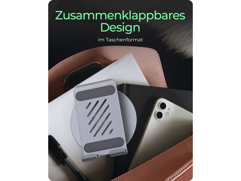 ICY BOX Halterung IB-TH201-R Tablet-Halterung mit flexiblem Winkel