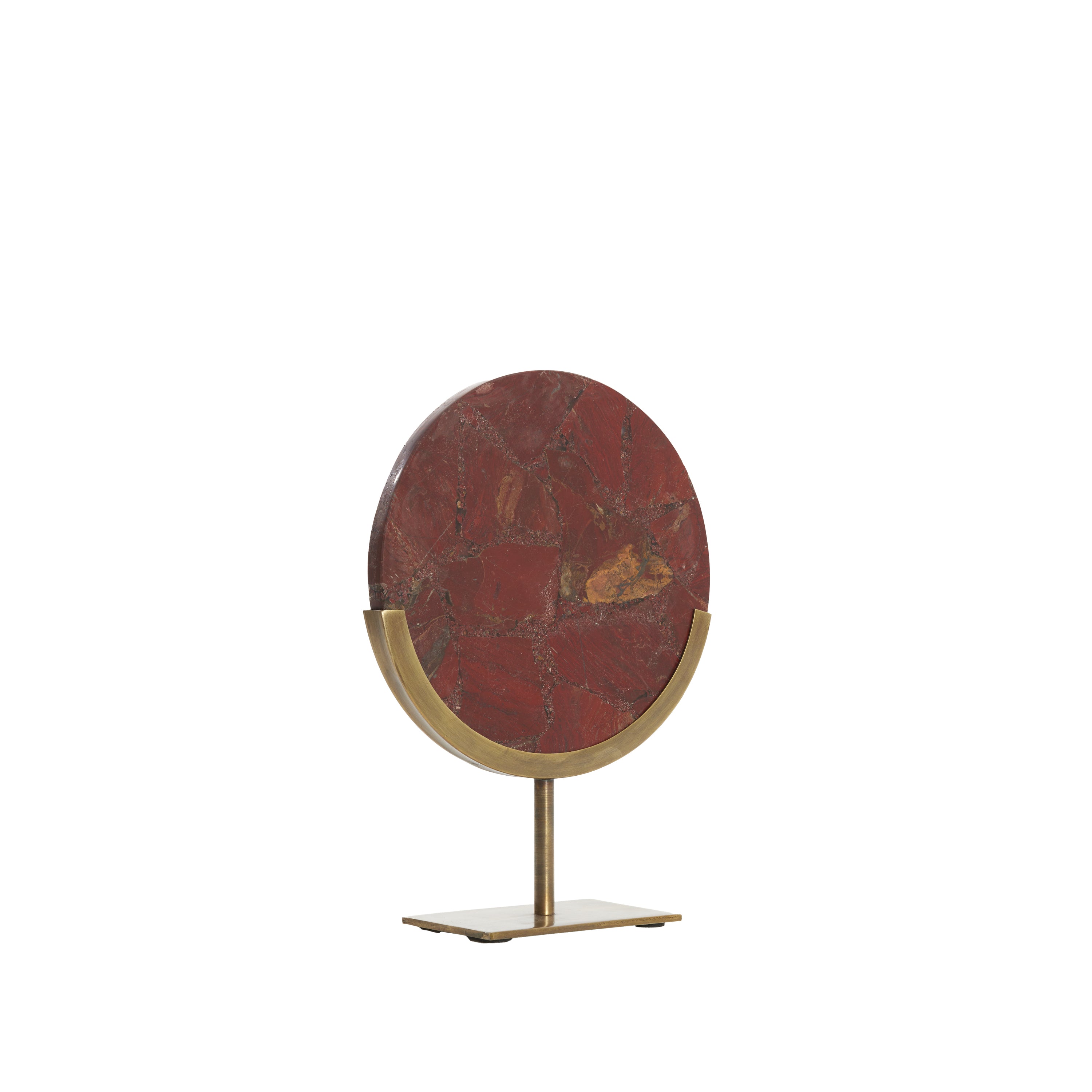 Light&living Ornament op voet 25x10x35 cm GOUYA rood agaat+antiek b...