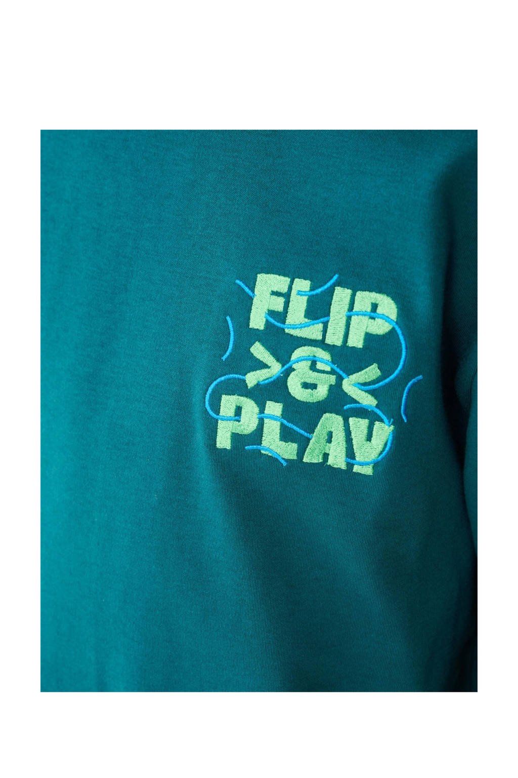 Shoeby T-shirt donkergroen