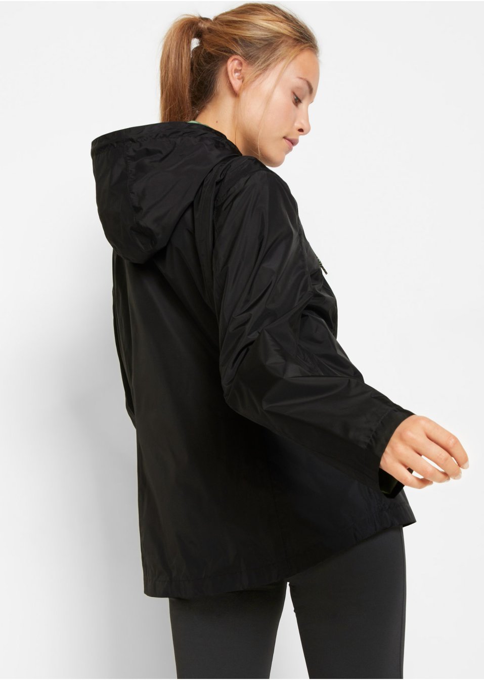 Veste coupe-vent avec polyester recyclé