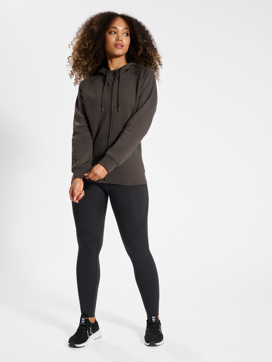 hmlRED HEAVY ZIP HOODIE WOMAN