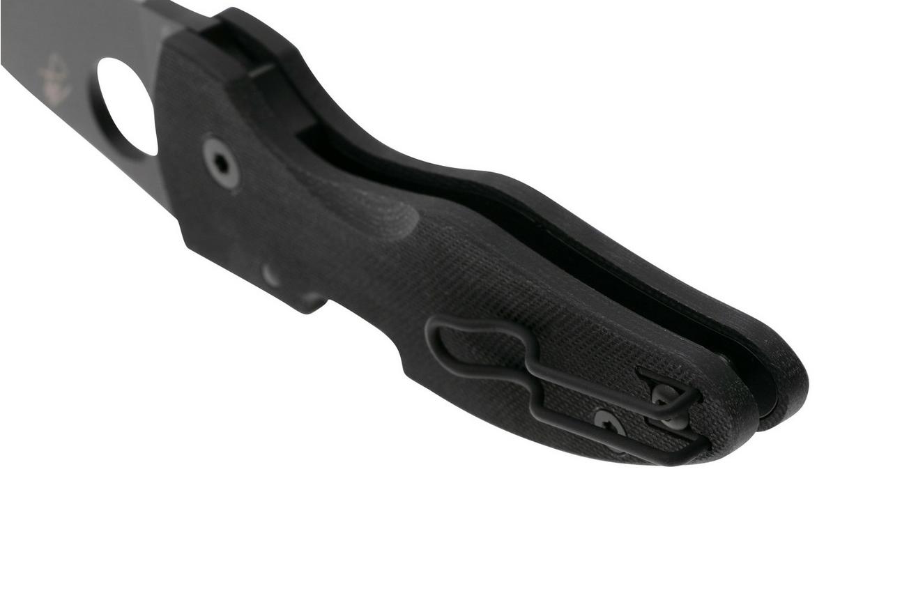 Spyderco MicroJimbo Black C264GPBK Black G10, zakmes, Michael Janich design