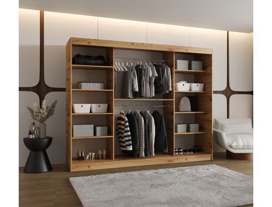 ABIKS MEUBLES - Armoire royal 200/250/62 2 portes (artisan)