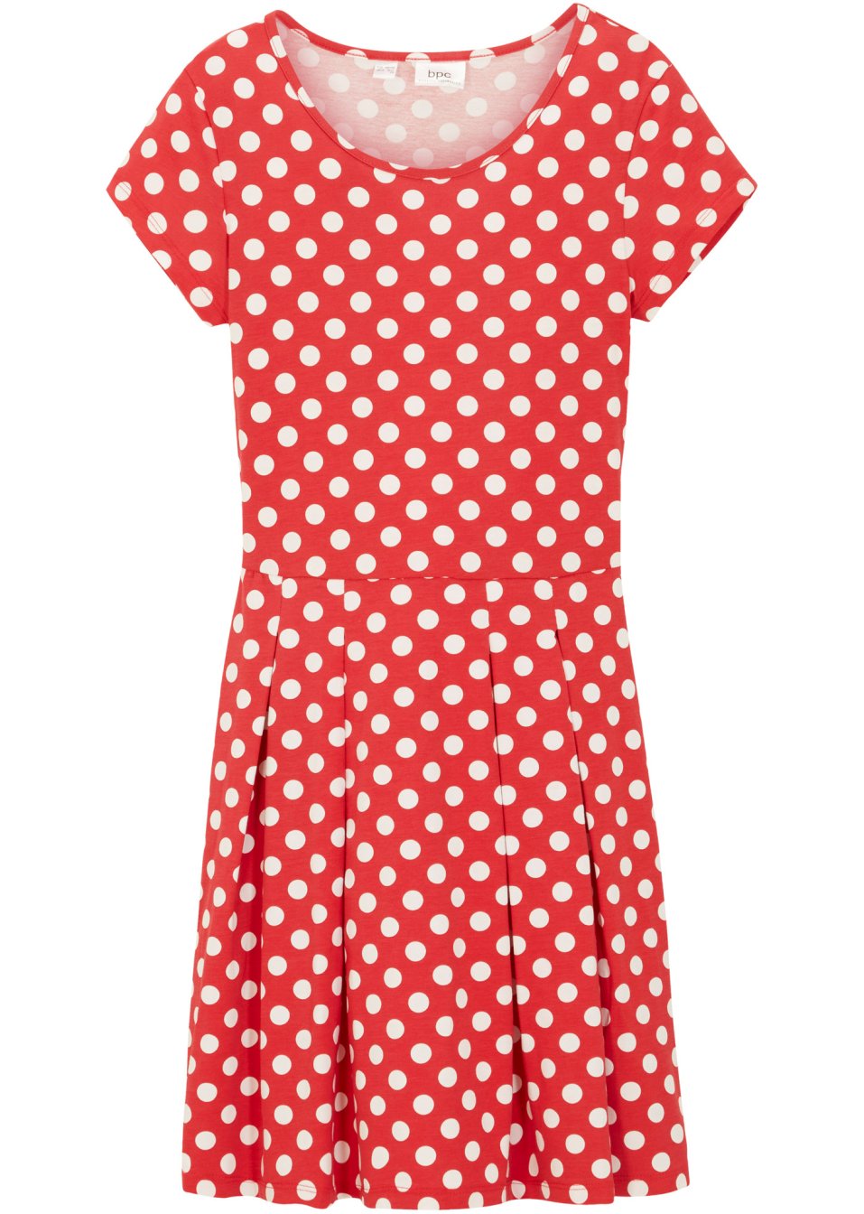 Robe T-shirt fille à pois