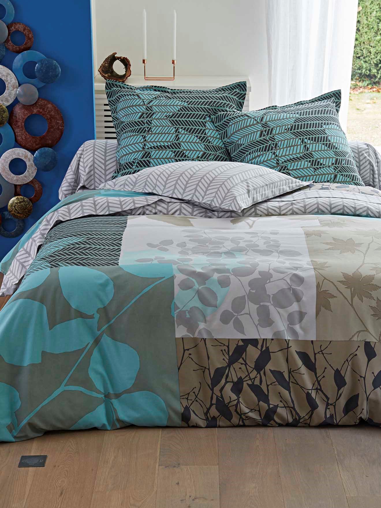 Housse de couette feuilles