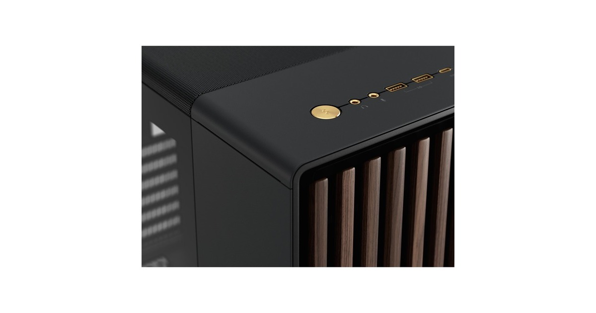 Fractal DesignNorth XL midi tower behuizing  (Zwart | 2x USB-A | 1x USB-C | Tempered Glass)