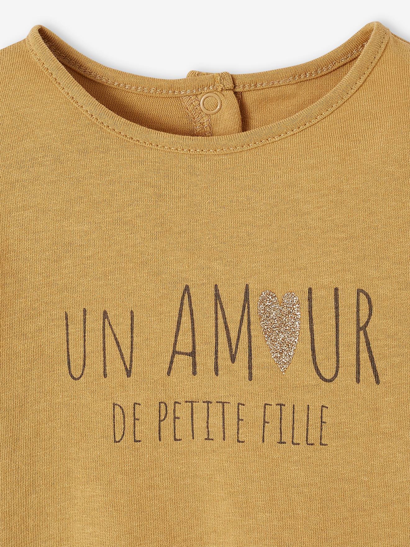 Camiseta de bebê bronze personalizável
