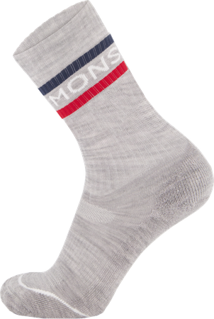 SIGNATURE MERINO CREW Bikesocken  college grey  S (35-38)