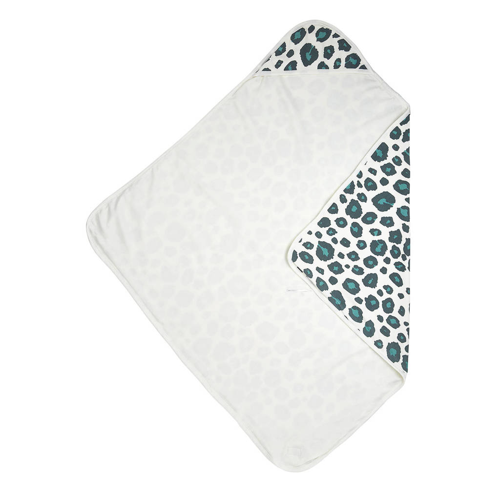 badcape Panter offwhite/stone green