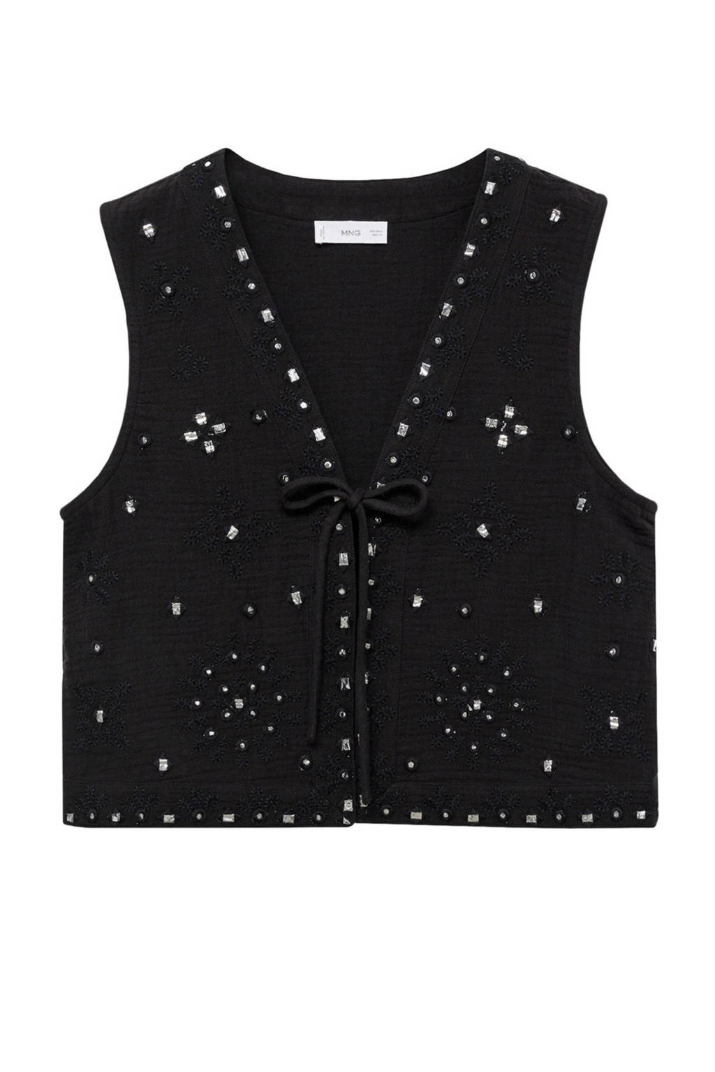 MANGO TEEN gilet zwart