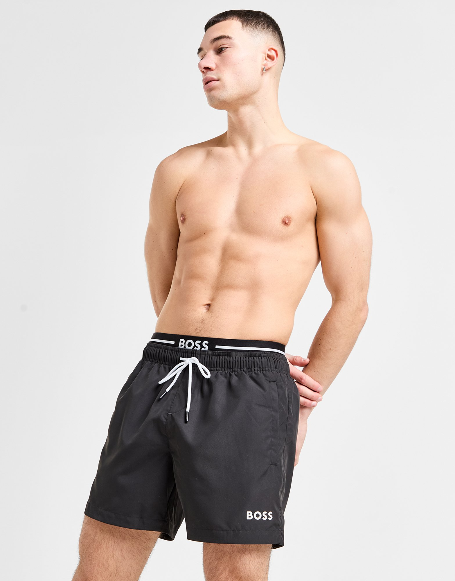 BOSS Short de bain Amur Double Waistband Homme