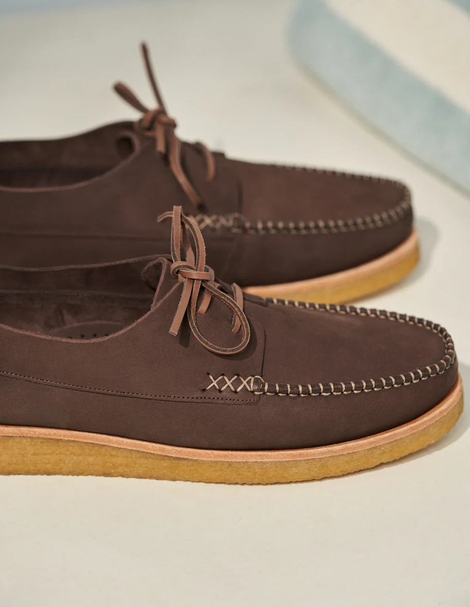 Chaussures Bateau Georges - Nubuck marron