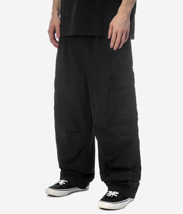 Carhartt WIP Cole Cargo Pant Lane Poplin Hose (black rinsed)