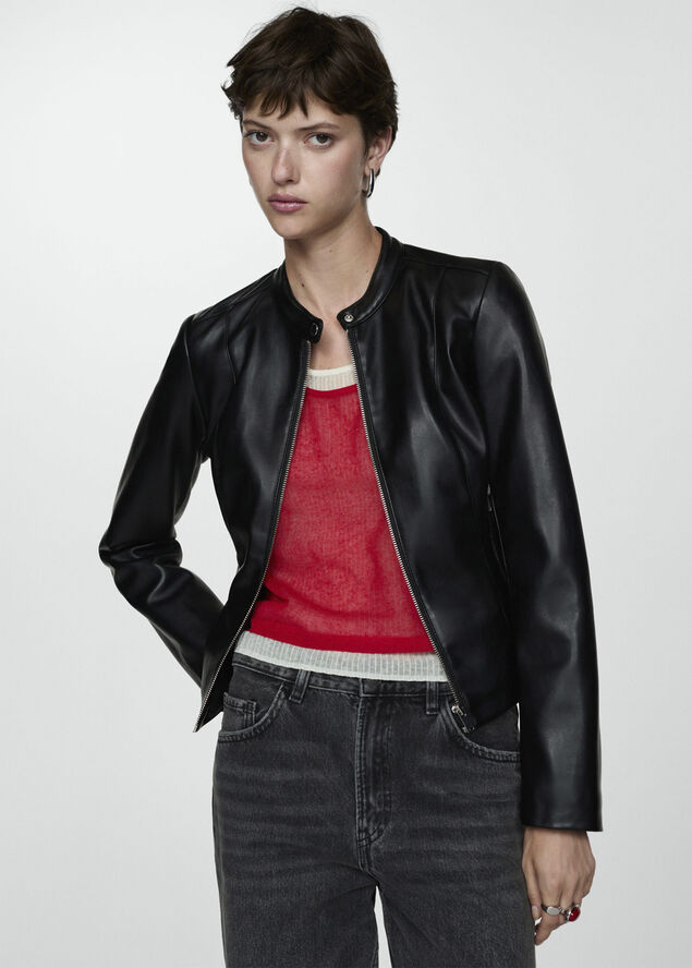 MANGO JACKET. -- AMAPOLA Black