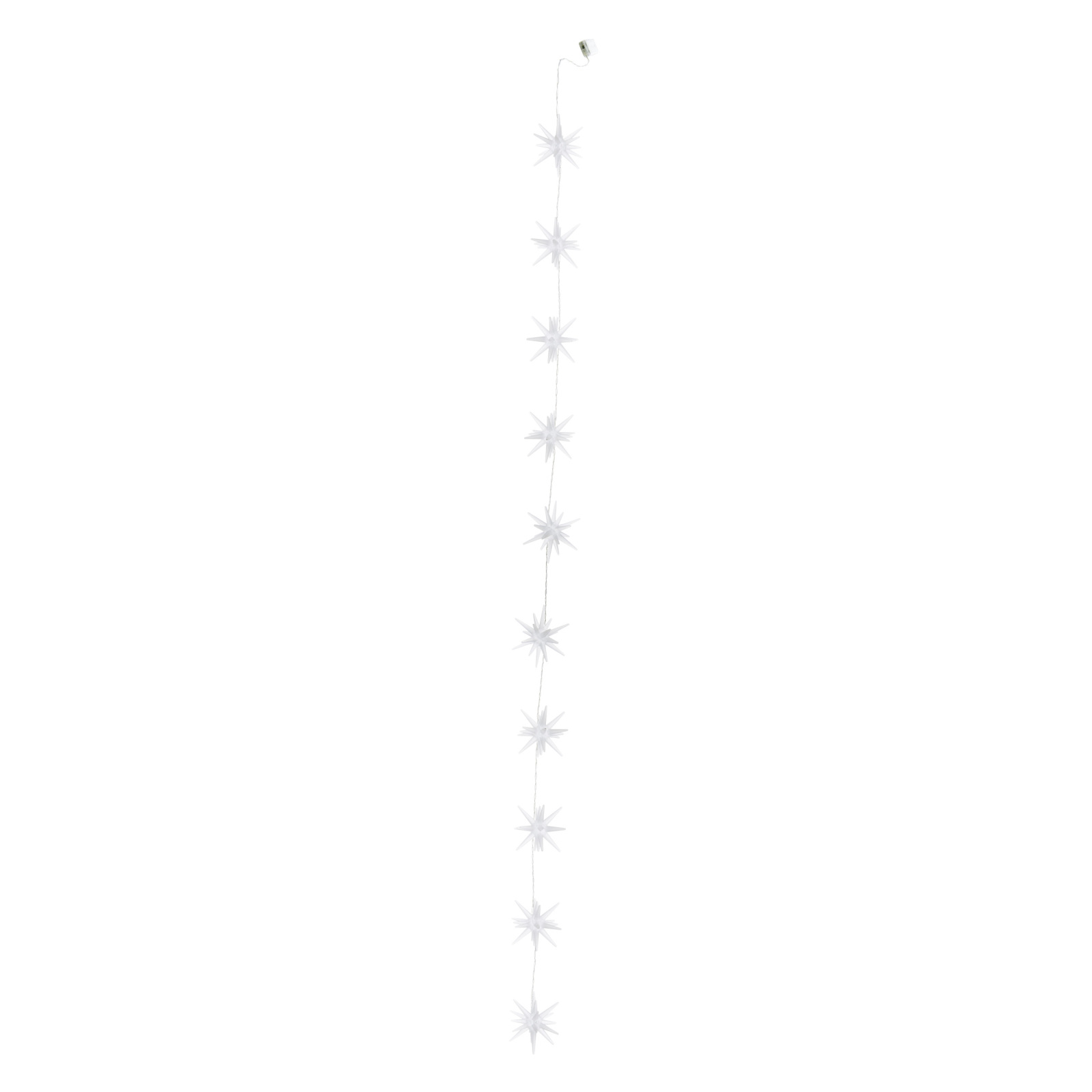 LED-Lichterkette 3D-STERNE - warmweiß - 165 cm