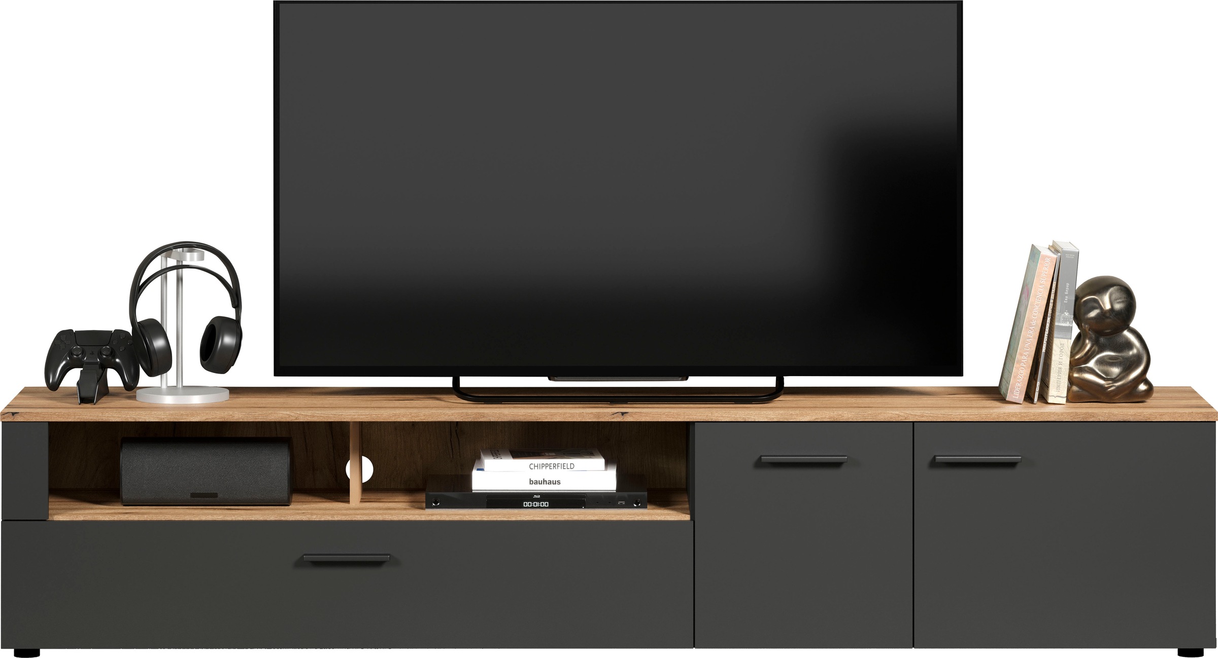 INOSIGN Lowboard »Estepona TV-Kommode« 1 Stk. tlg. TV-Board, Breite 210 cm, Elegant und modern