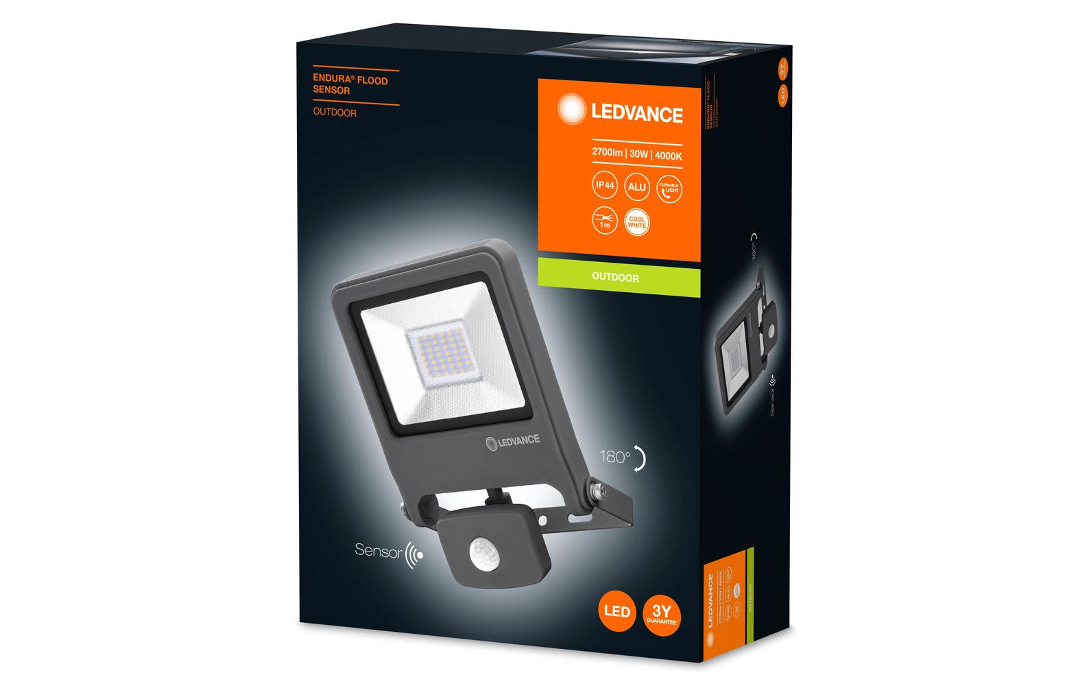 Scheinwerfer LED Endura Flood Sensor, 30 WAussenleuchte mit Sensor