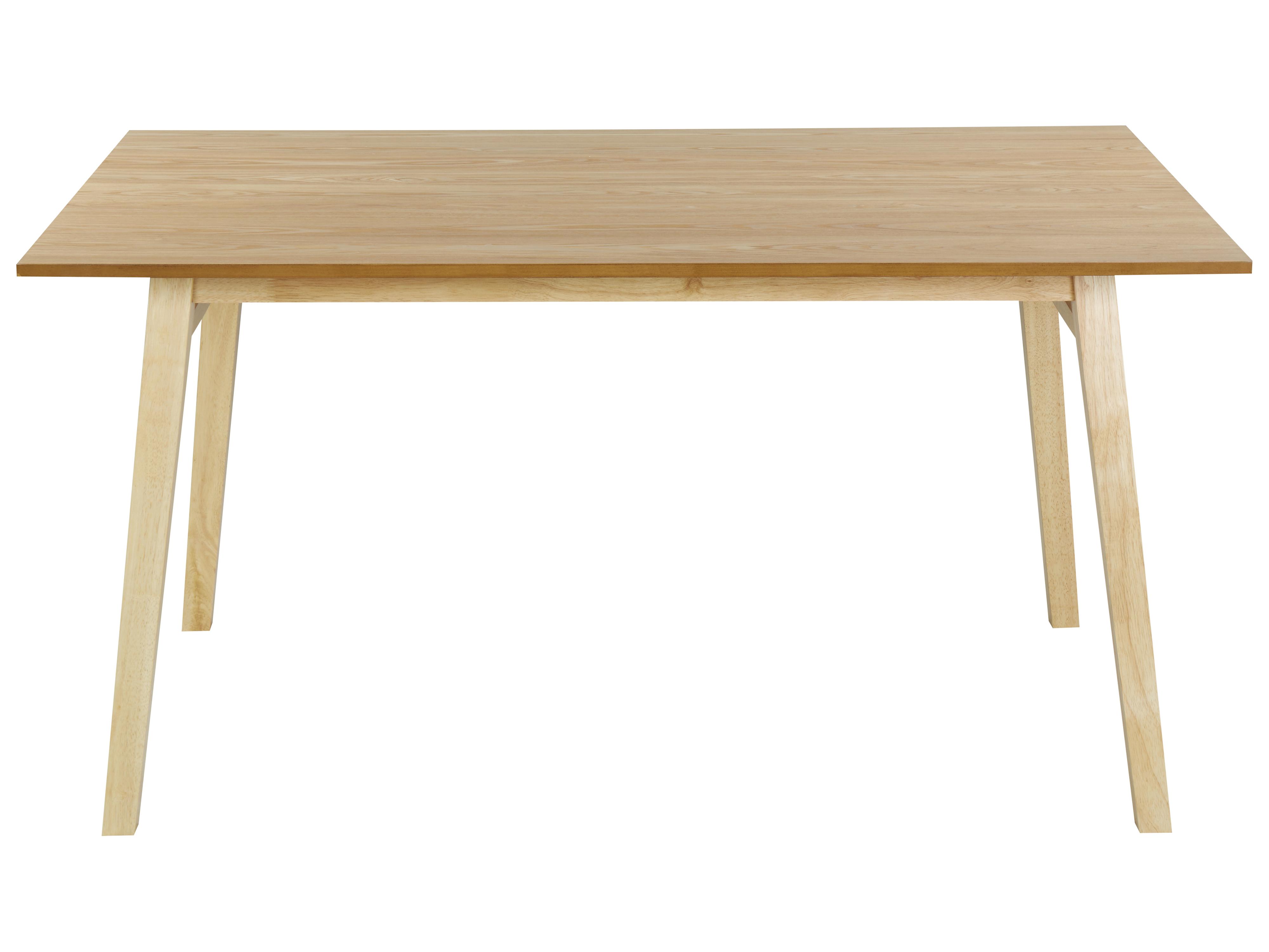 Eettafel VARLEY Natuurlijk essenhout 90 cm 150 cm