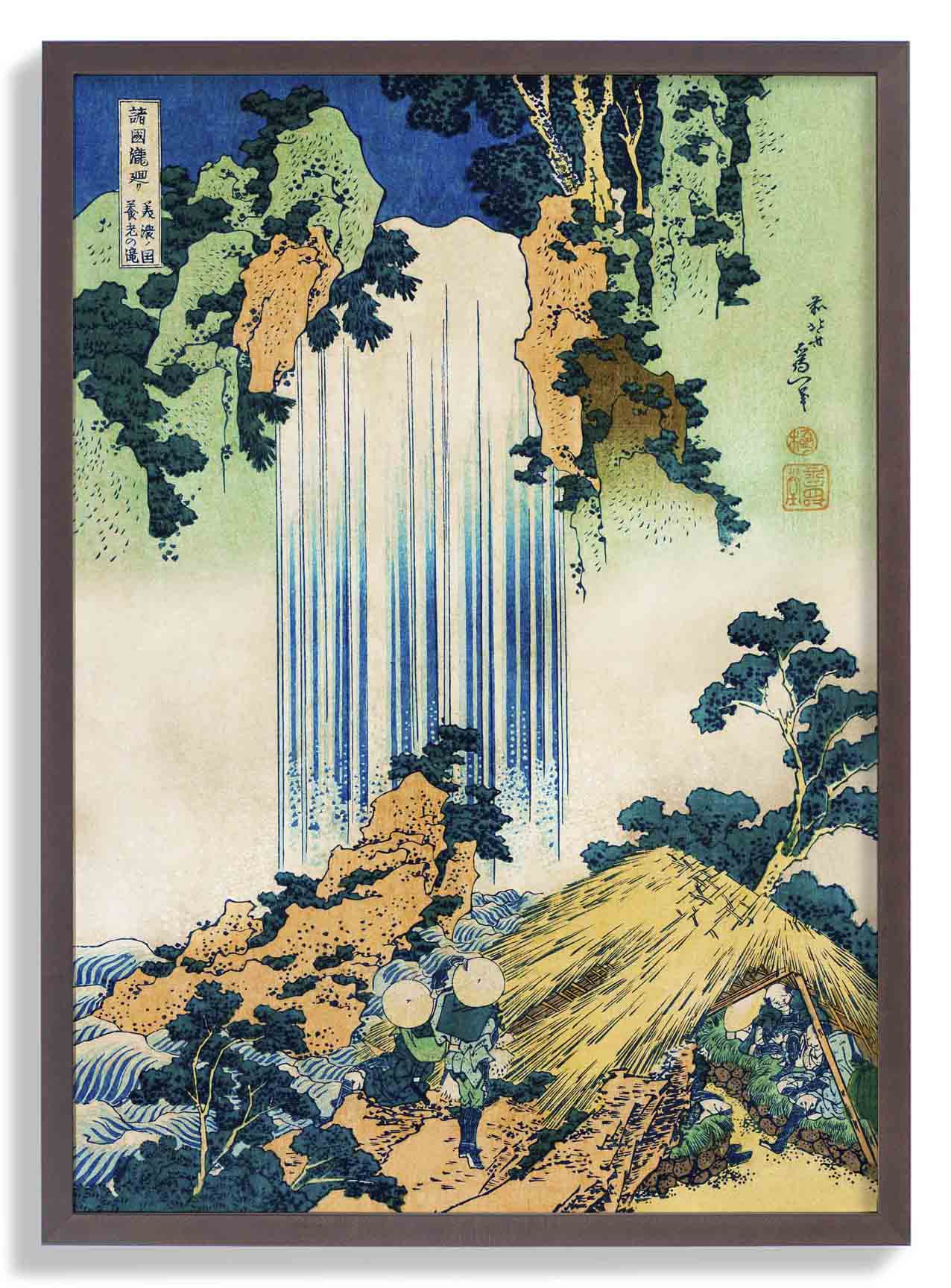 Yoro Wasserfall von Hokusai