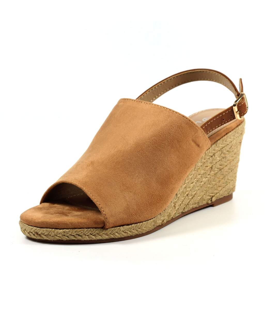 Lunar - Sandales à talons compensés EMBLETON - Femme (Brun-beige) - UTGS543