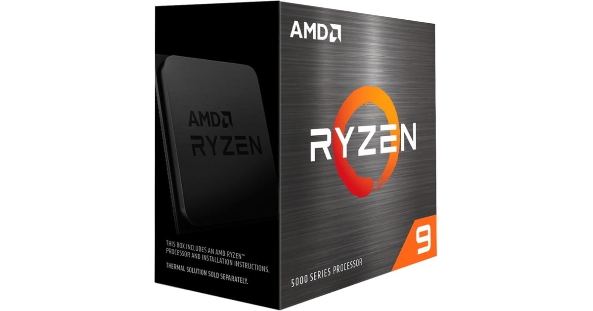 AMDRyzen 9 5900XT, 3,3 GHz (4,8 GHz Turbo Boost) socket AM4 processor  (Boxed)
