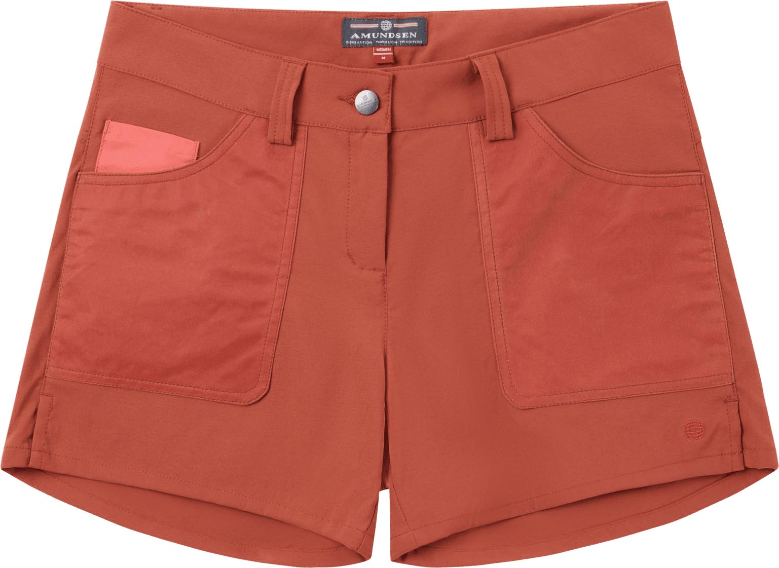 5incher Field Shorts Dame 164/Terra Red/Red