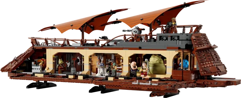 (3943-tlg. Set) Star Wars Klemmbausteine Spielzeug Schiff Modell Bausatz (75397) Lizenziert - Jabbas Segelbarke