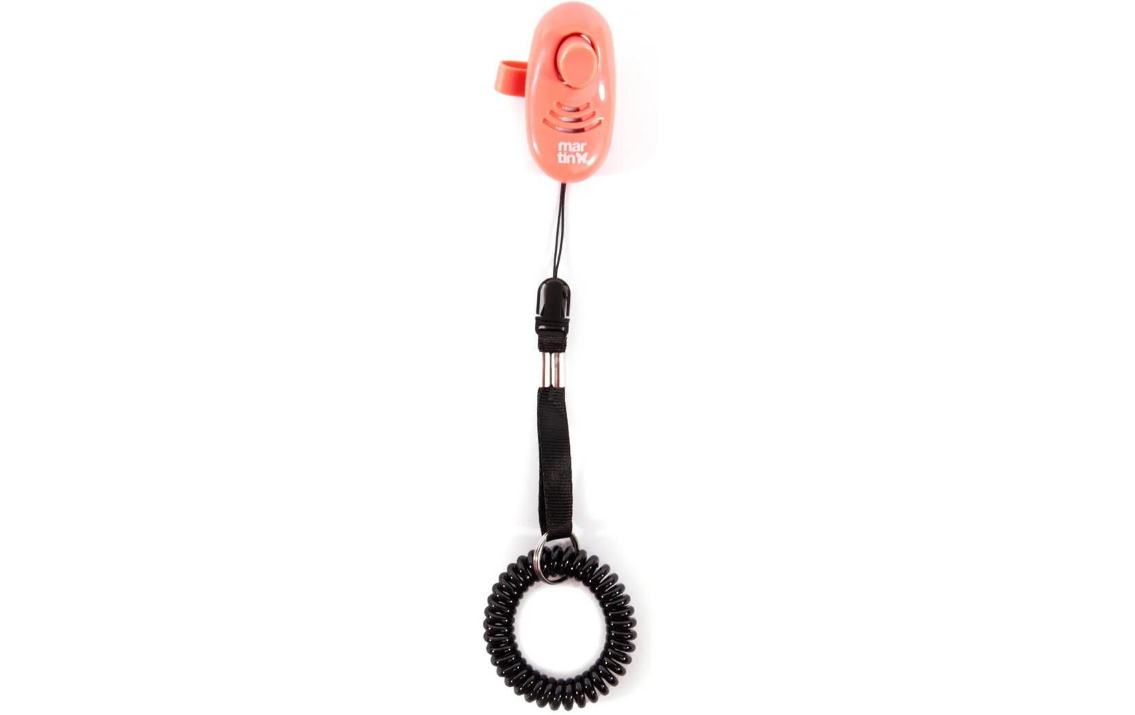 Clicker mit Handschlaufe RosaPraktisch für das Hundetraining