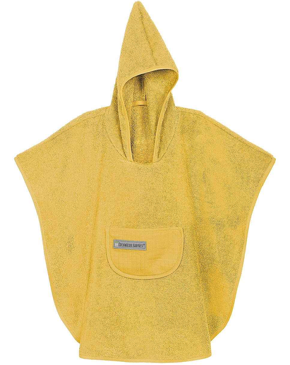 Frottee-Badeponcho UNI in mustard