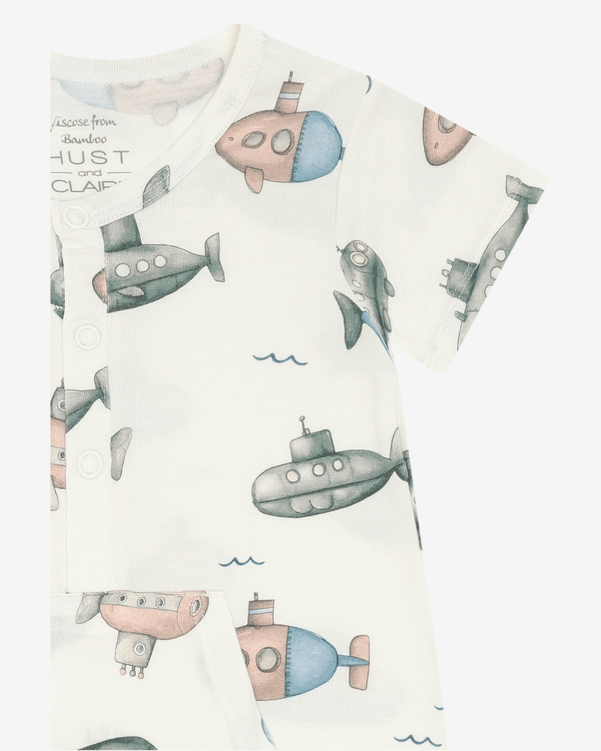 Romper Baby – 95% Bambusviskose, 5% Elastane | HCMilu Submarine