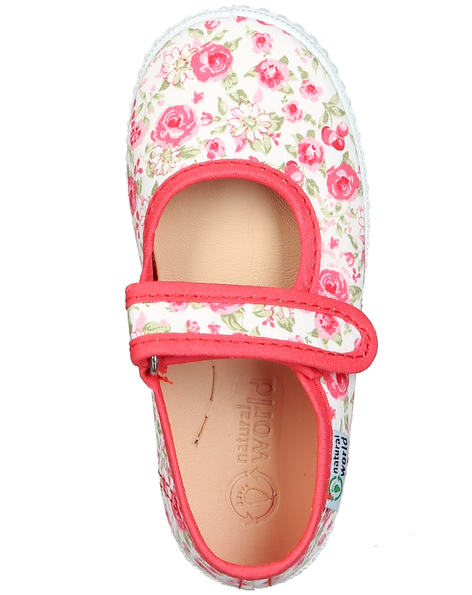 Canvas-Spangenschuhe FLOR in koralle
