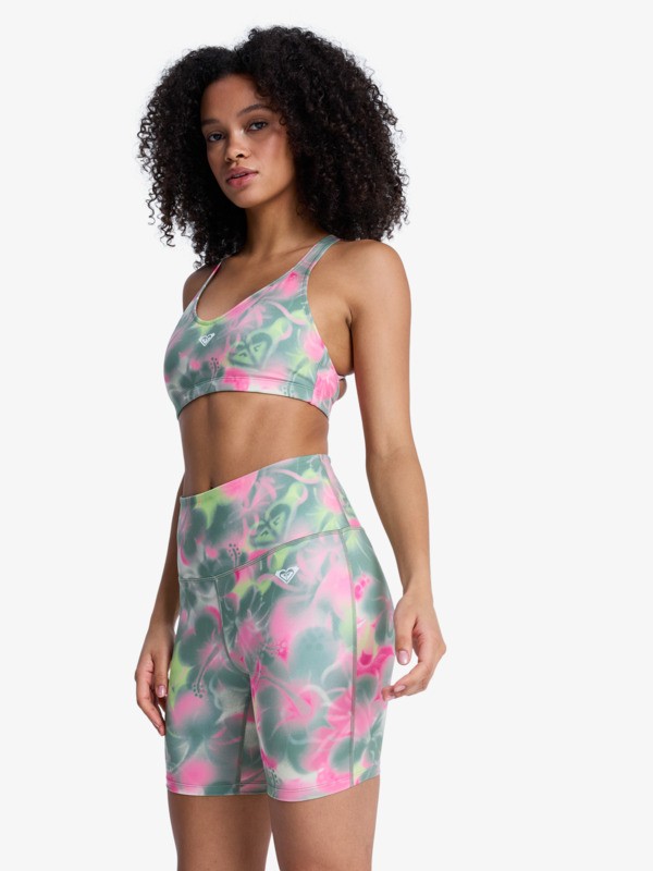 Heart Into It Biker Pt Short Biker de sport Vert Femme