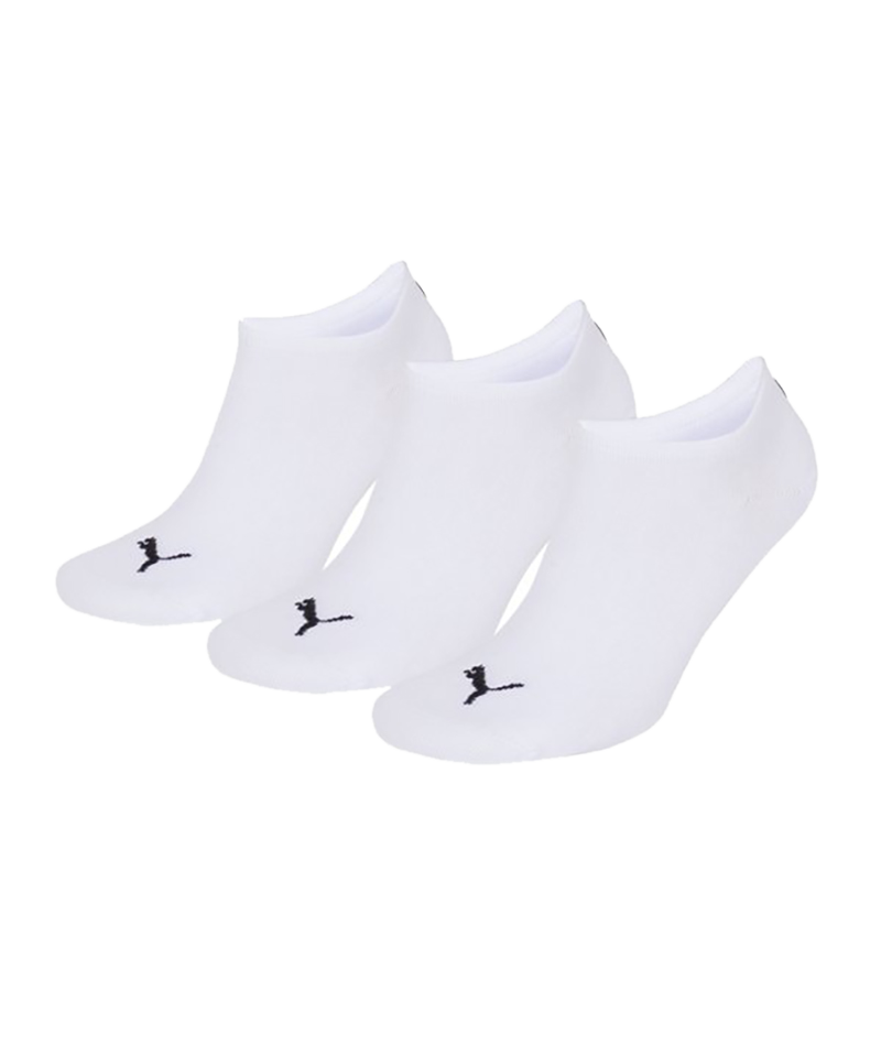 PUMA Invisible 3er Pack Socken Weiss F300