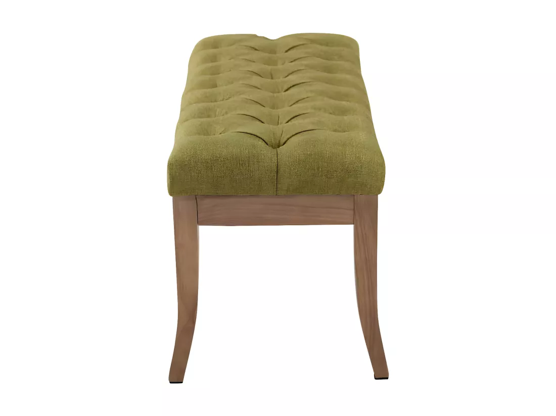 Banquette - Tissu & Bois - Vert - Ramses