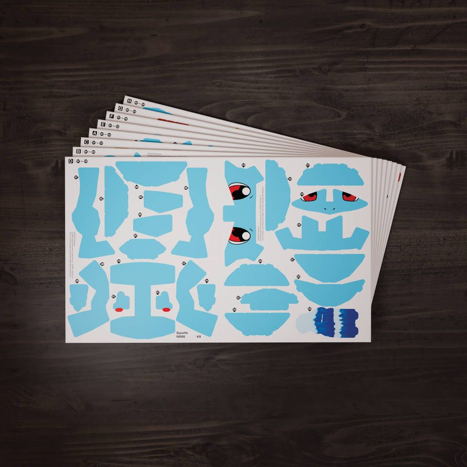 Pokemon Squirtle 4D bouwpuzzel modelbouwset