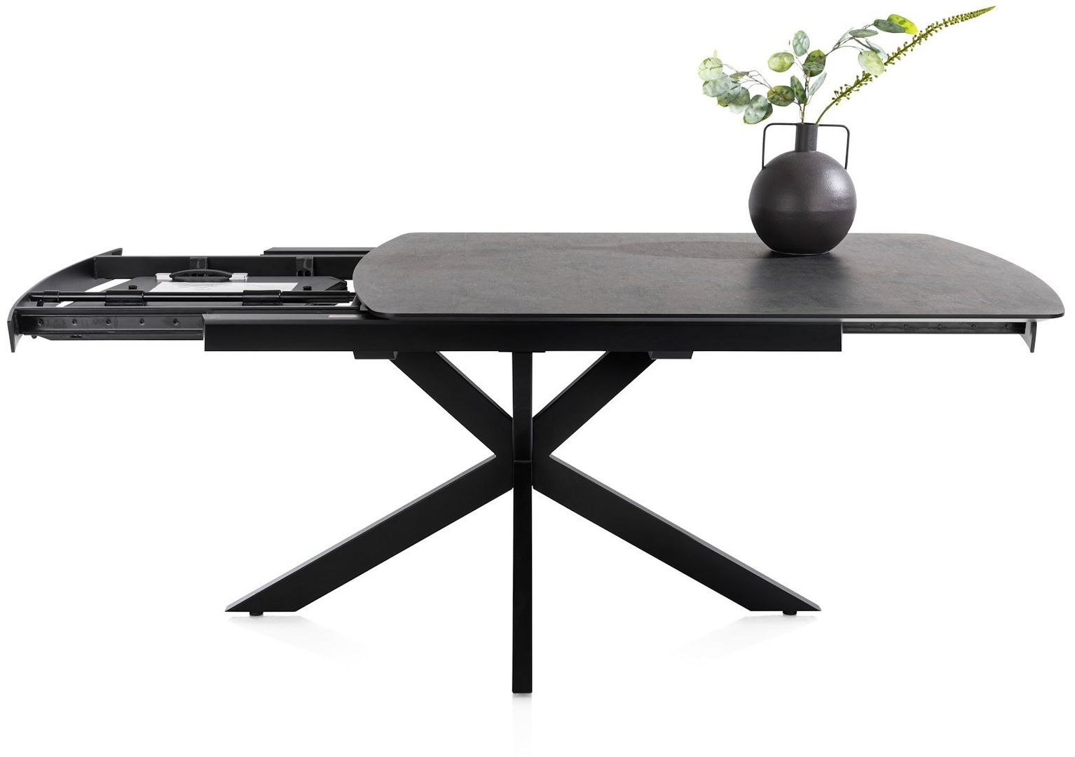 Henders en Hazel Pavalon Antraciet Uitschuiftafel