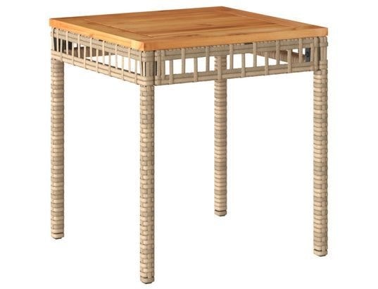 LES TENDANCES - Ensemble table et chaises de jardin-beige-2 places-518820