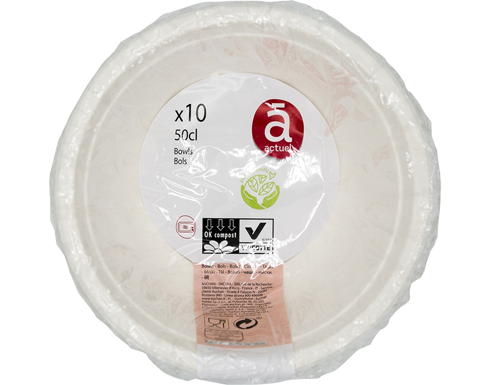 TAÇA DESCARTÁVEL ACTUEL CARTÃO ECO 50CL PACK 10UNIDADES