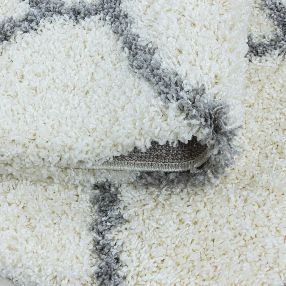 Opera Soft Shaggy Hoogpolig Vloerkleed Cream - 240x340 CM