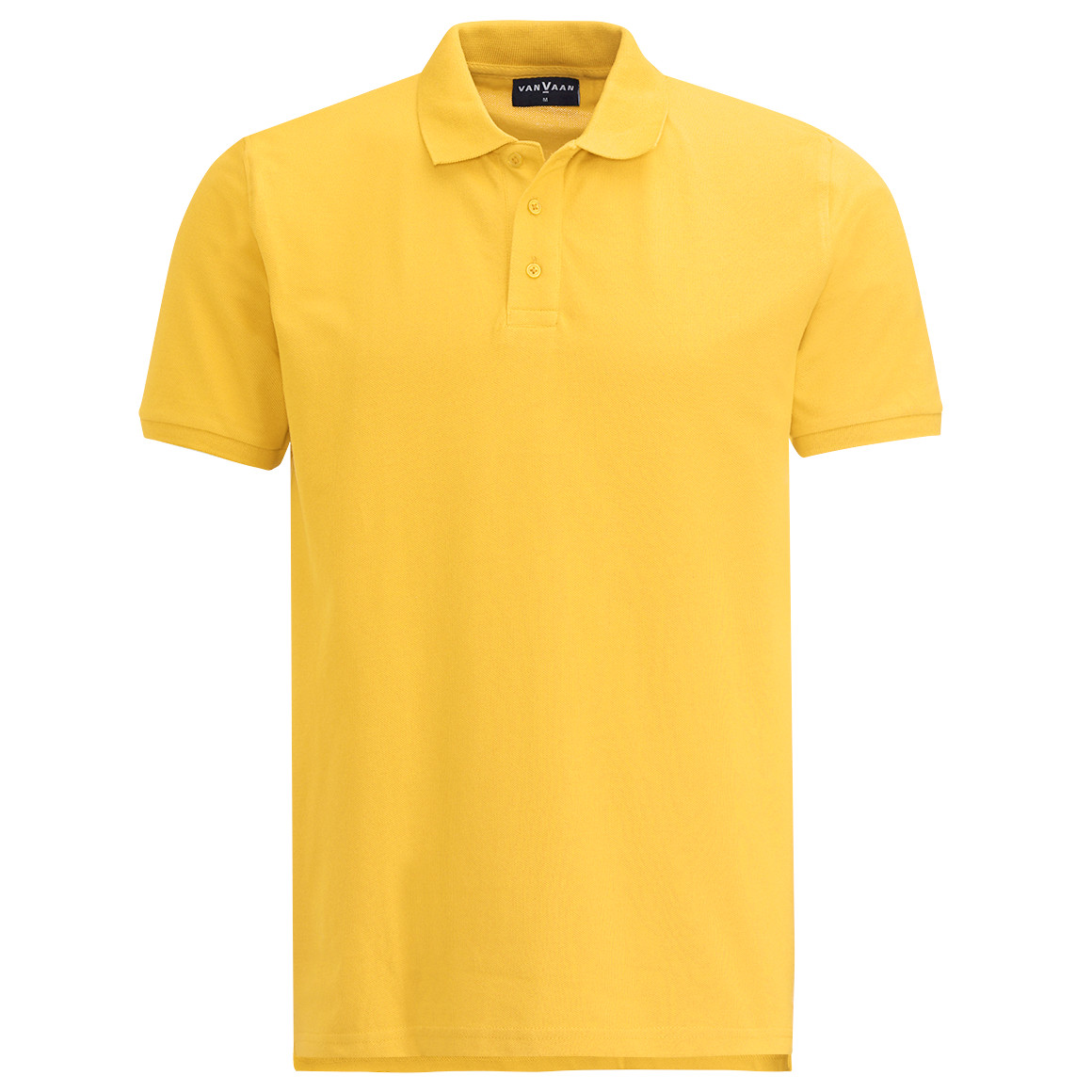 VanVaan Herren Poloshirt in Piqué-Qualität gelb