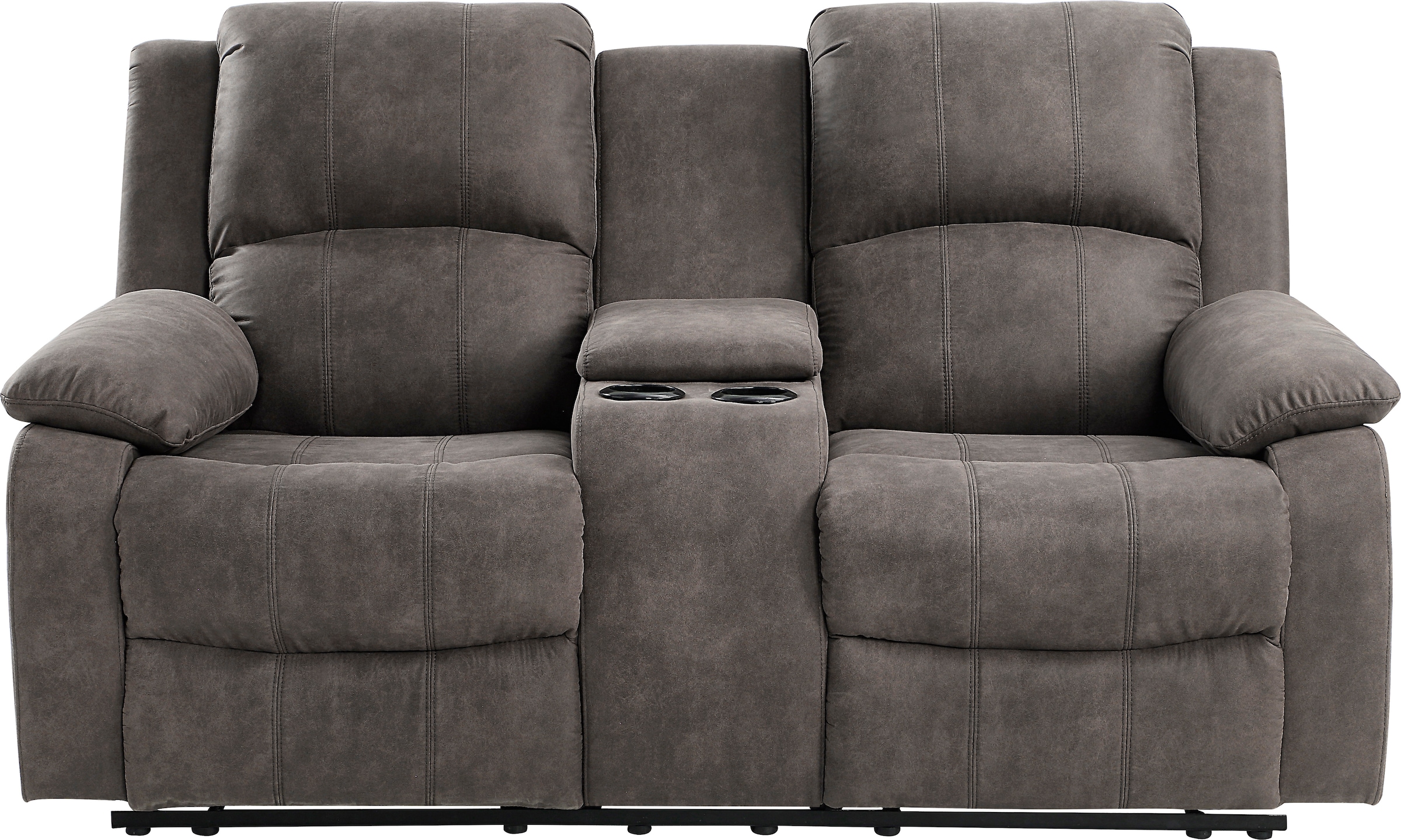 ATLANTIC home collection 2-Sitzer »Cicero« mit Relaxfunktion, Federkern und Getränkehalter