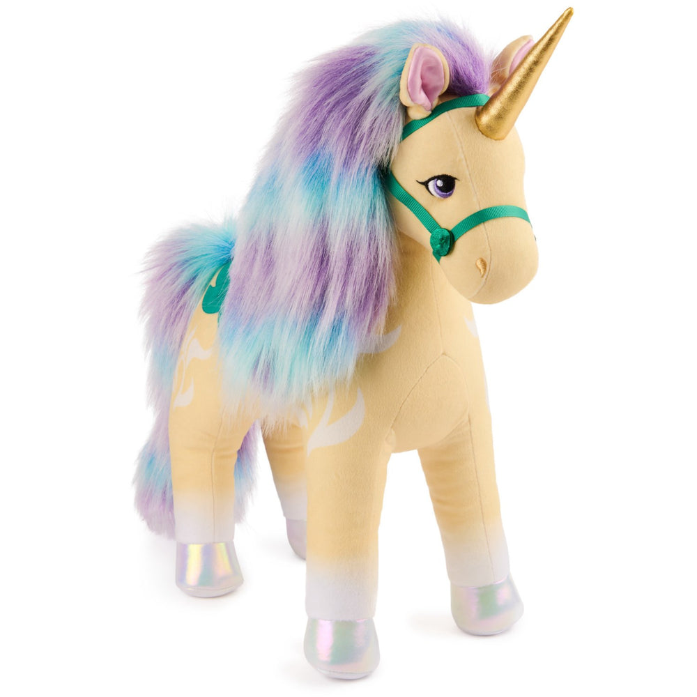 Køb Unicorn Academy Leaf Plys 38 Cm