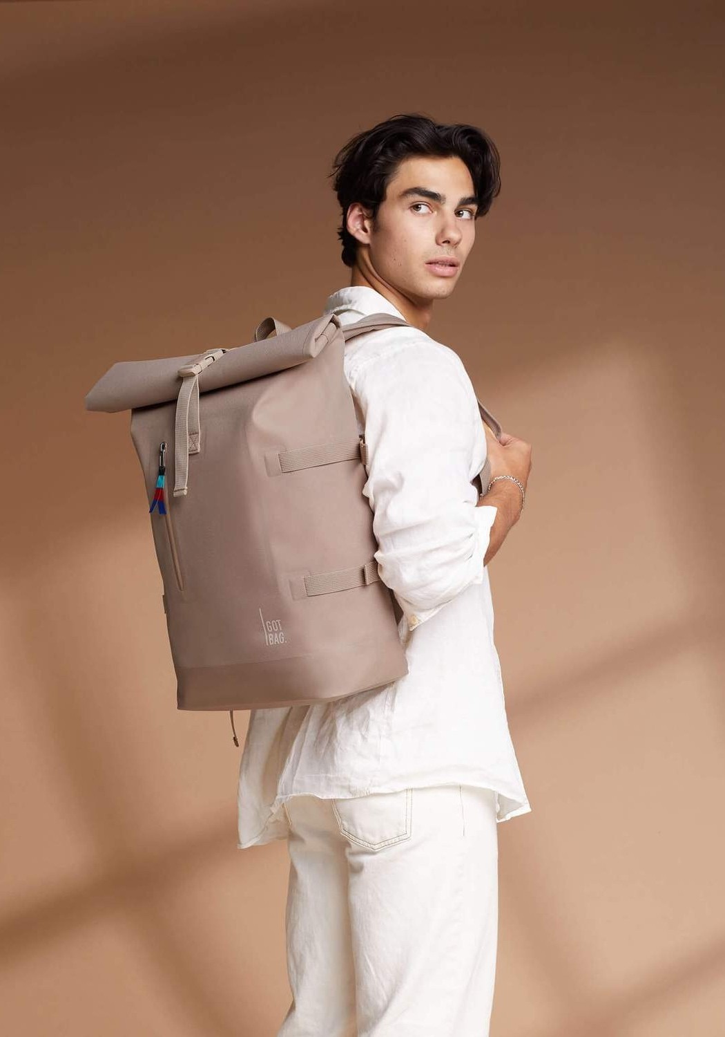 Got Bag Rucksack 4 Ocean Rolltop Driftwood/Warm Taupe